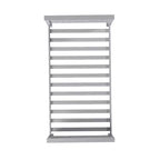 Lit jumeau plateforme en bois pour enfants Gris colombe