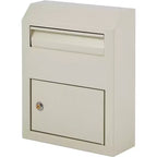 Boîte aux lettres murale en acier avec serrure, boîte de dépôt sécurisée pour l'extérieur, pour la collecte de colis et de courrier