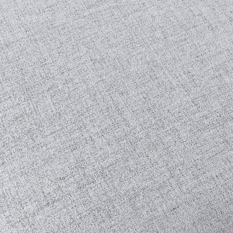 Fauteuil modulable sans accoudoirs - Revêtement en tissu texturé lin résistant, pieds espresso