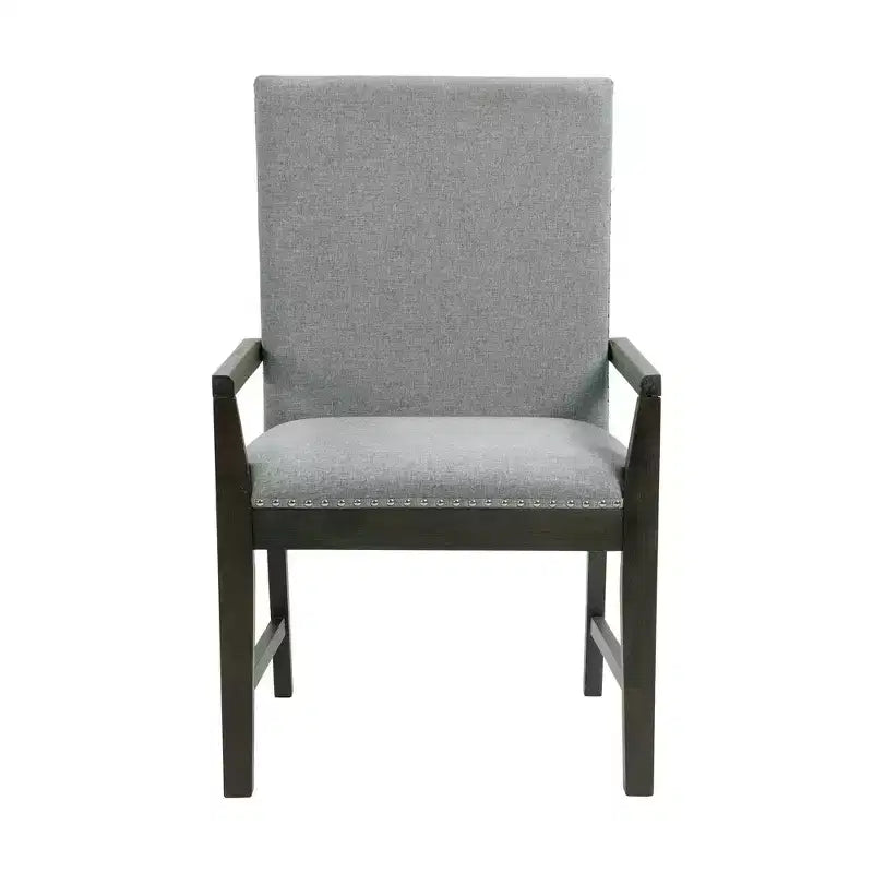 Lot de 2 fauteuils Holden hauteur standard : Tissu, Clous décoratifs