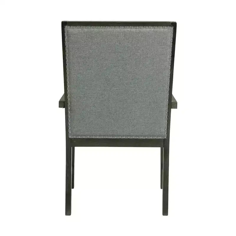 Lot de 2 fauteuils Holden hauteur standard : Tissu, Clous décoratifs