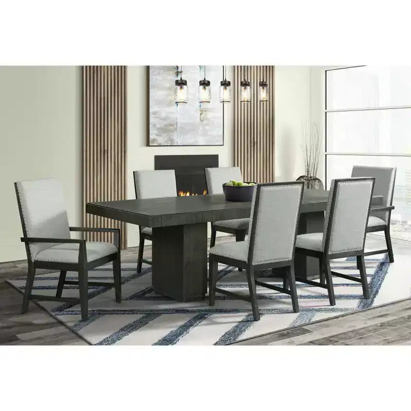 Lot de 2 fauteuils Holden hauteur standard : Tissu, Clous décoratifs