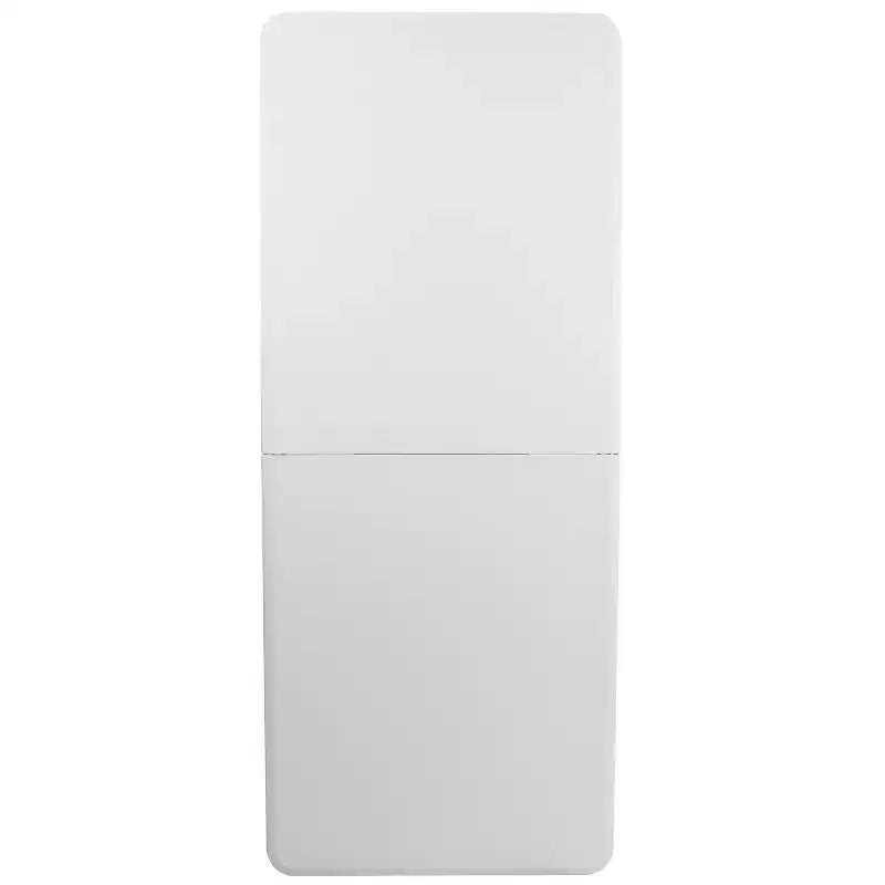 Table pliante en plastique blanc granit de 6 pieds à deux volets