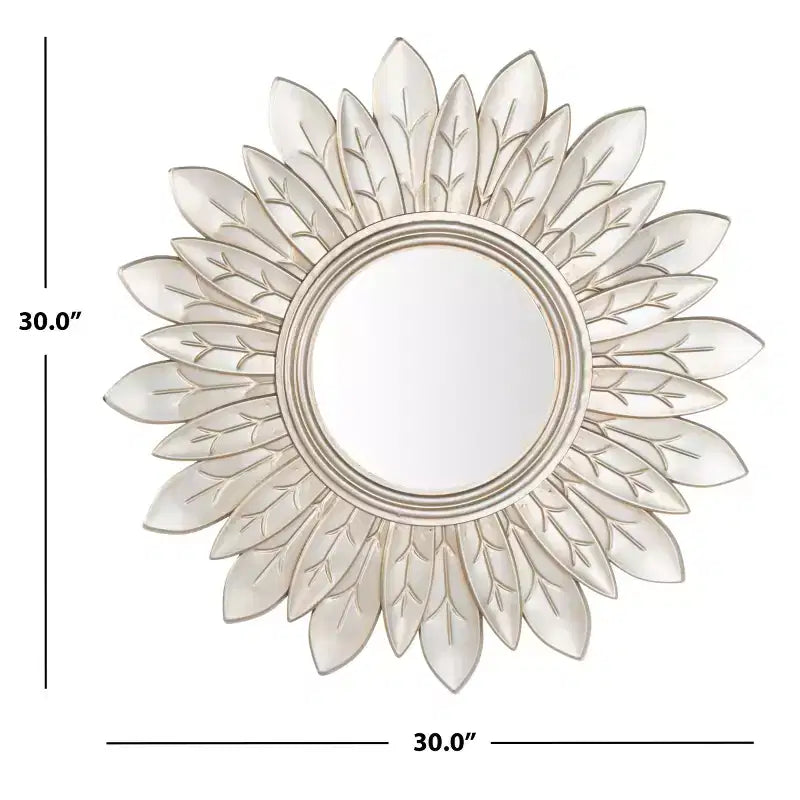 Miroir mural Champagne Sunburst, 13,39 pouces