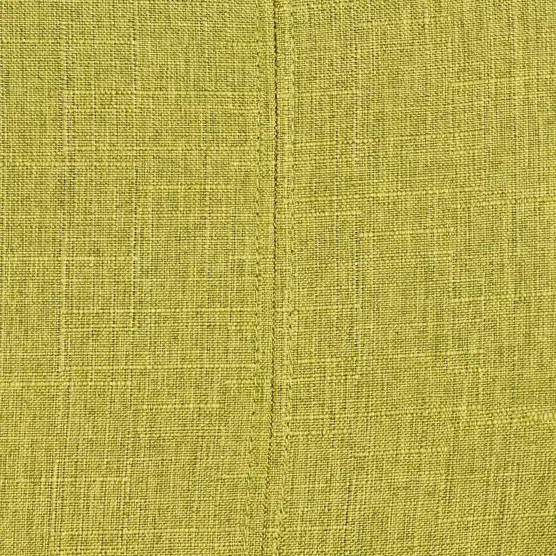 Chaise de salle à manger moderne du milieu du siècle en tissu vert Nelson