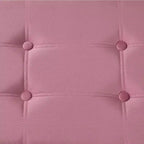 Banc de rangement pliant en velours de 109 cm, pouf coffre à jouets, supporte jusqu'à 300 kg, pour chambre et salon